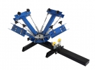 Manual Screen Printer - 4 color 1 station silk screen printing machine