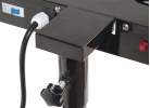 Flash Dryer - ND604 110V/220V simple Black Flash Dryer with Adjustable height floor stand for screen printing t shirt clothes
