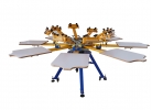 Manual Screen Printer - Mult-color Manufactory supplied silk screen printing machine silk screen printer 8 color printing machine