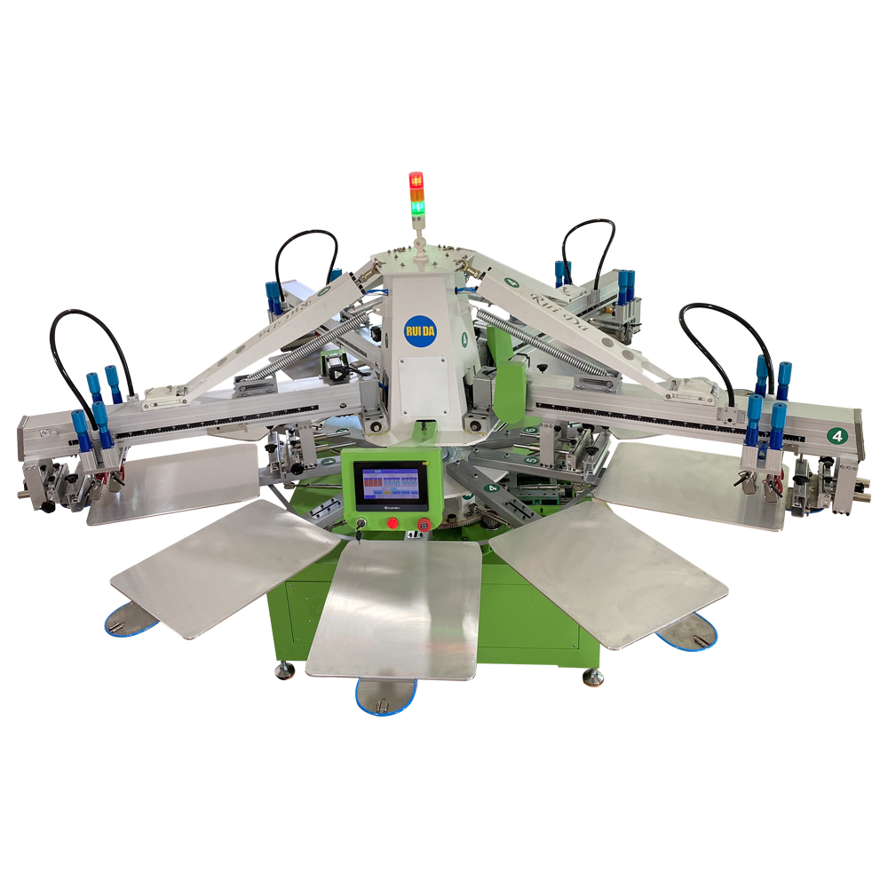 NM4010 Automatic 4 Color 10 Station Screen Printer