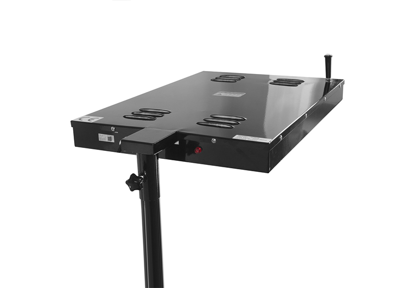 110V/220V flash dryer screen print with Adjustable height floor stand stainless steel for screen printing t shirt clothe