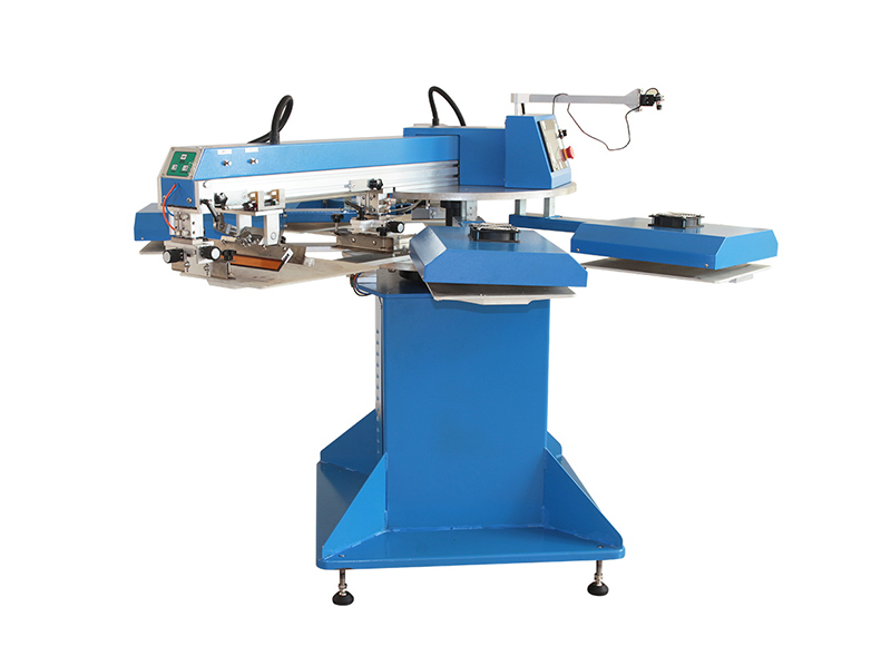  2 color 8 station automatic silk screen printing machin t shirt printing machine